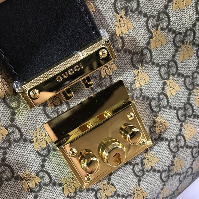 Gucci女包 479197 古馳gucci Padlock系列 大號GG肩背包  gqy1203